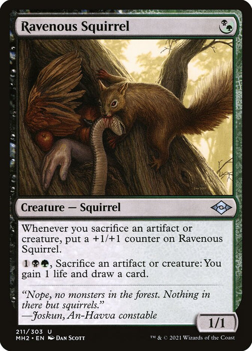 Ravenous Squirrel  (Foil)