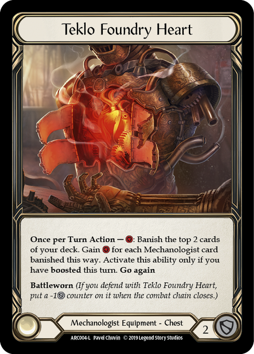 Teklo Foundry Heart - Rainbow Foil - Unlimited Edition