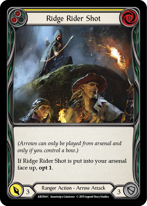 Ridge Rider Shot (Yellow) - 1st Edition