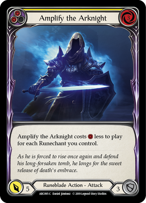 Amplify the Arknight (Jaune) - Rainbow Foil - 1ère édition