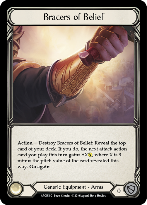 Bracers of Belief - Rainbow Foil - Unlimited Edition