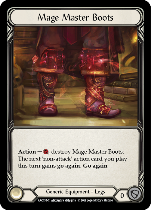 Mage Master Boots - Cold Foil - 1st Edition