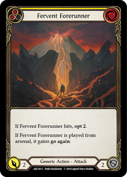 Fervent Forerunner (Yellow) - 1st Edition