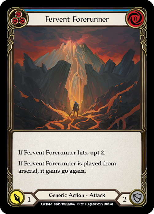 Fervent Forerunner (Blue) - 1st Edition