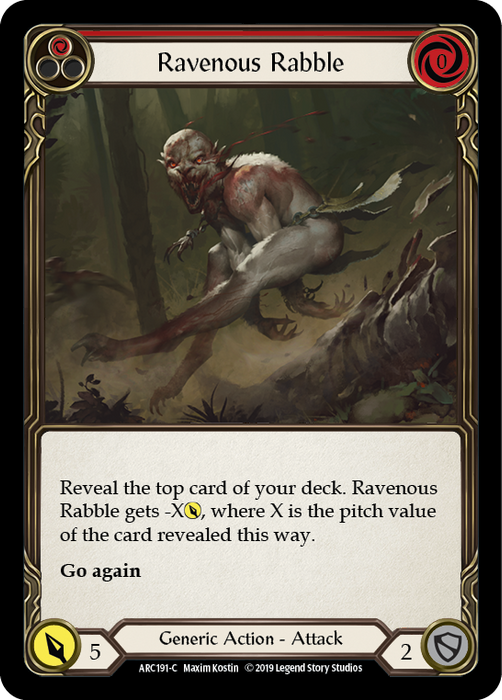 Ravenous Rabble (Red) - 1st Edition