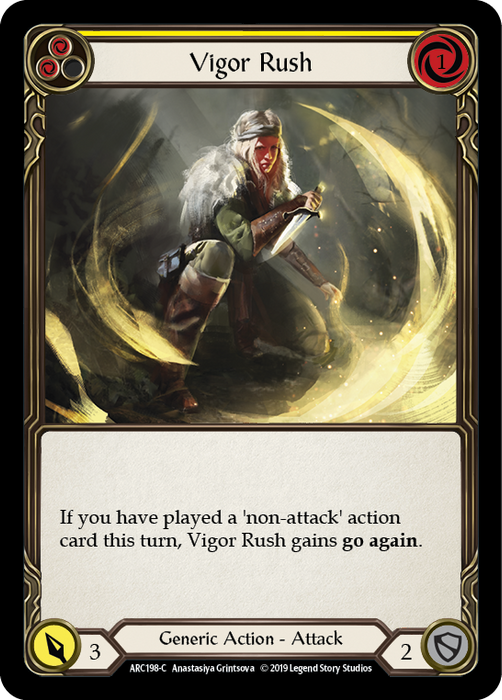 Vigor Rush (Yellow) - 1st Edition