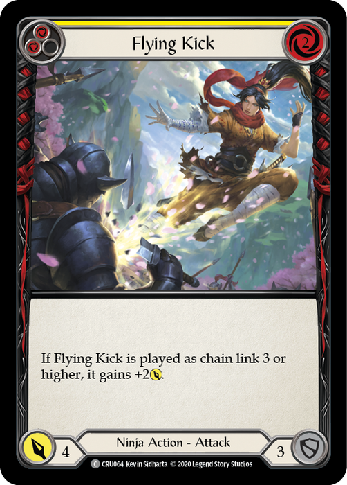 Flying Kick (Yellow) - 1st Edition