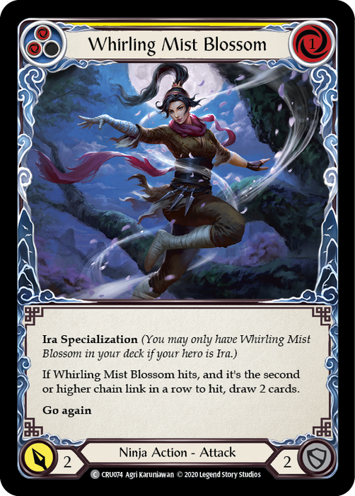 Whirling Mist Blossom (Yellow) - 1st Edition