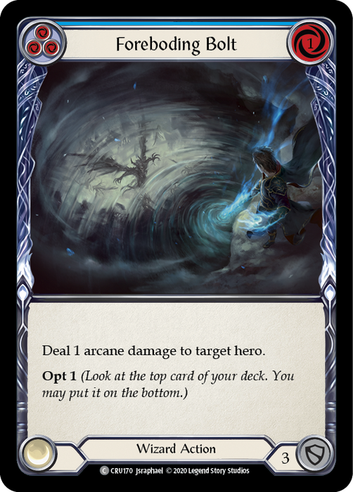 Foreboding Bolt (Blue) - 1st Edition