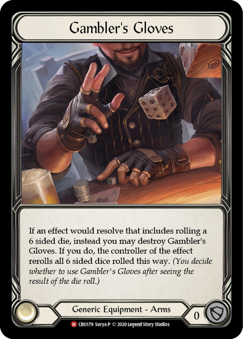 Gambler's Gloves - 1st Edition