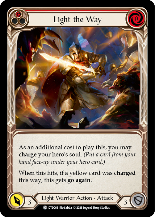 Light the Way (Red) - Rainbow Foil