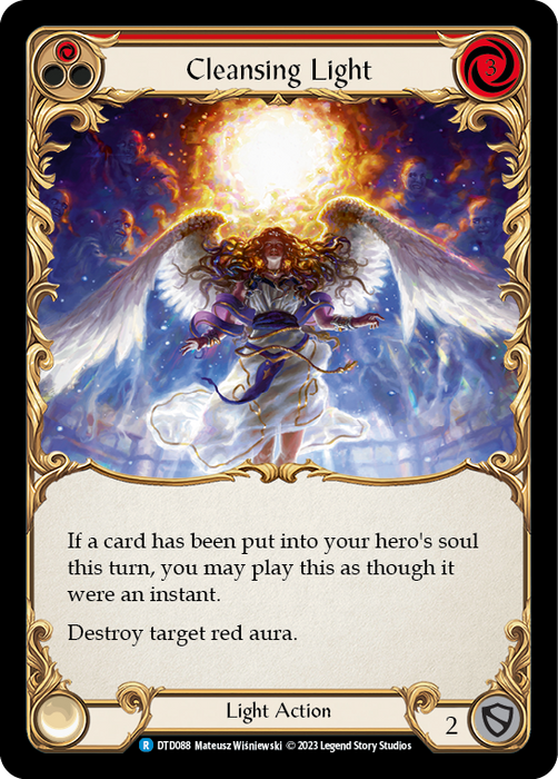 Cleansing Light (Red) - Rainbow Foil