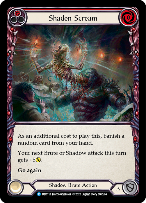 Shaden Scream (Red) - Rainbow Foil