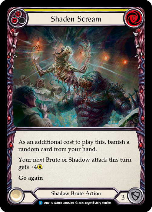 Shaden Scream (Yellow) - Rainbow Foil