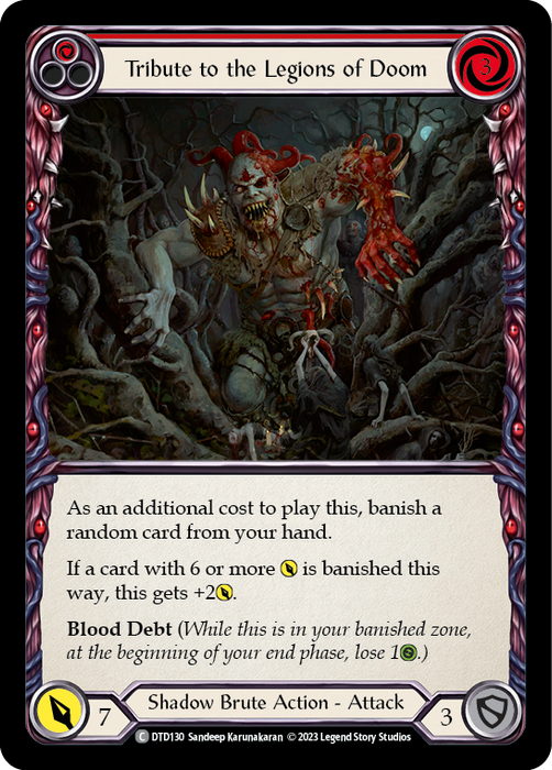 Tribute to the Legions of Doom (Red) - Rainbow Foil