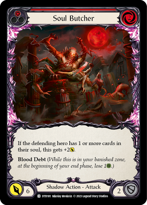 Soul Butcher (Red) - Rainbow Foil