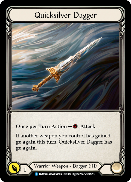 Quicksilver Dagger - Rainbow Foil