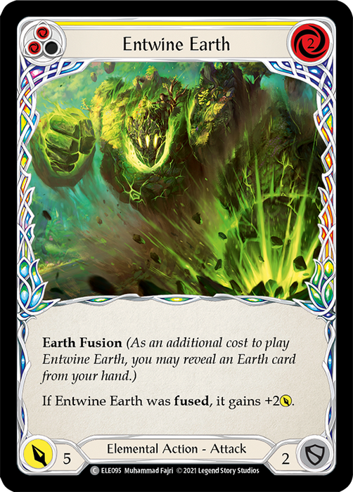 Entwine Earth (Yellow) - Rainbow Foil - Unlimited Edition