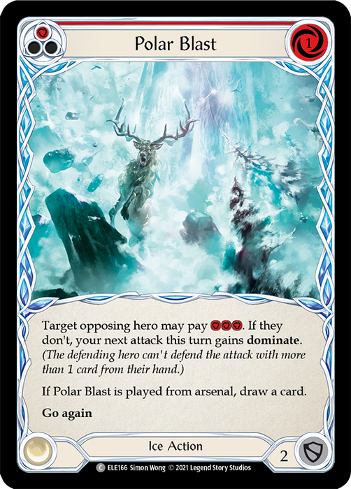 Polar Blast (Red) - Rainbow Foil - Unlimited Edition