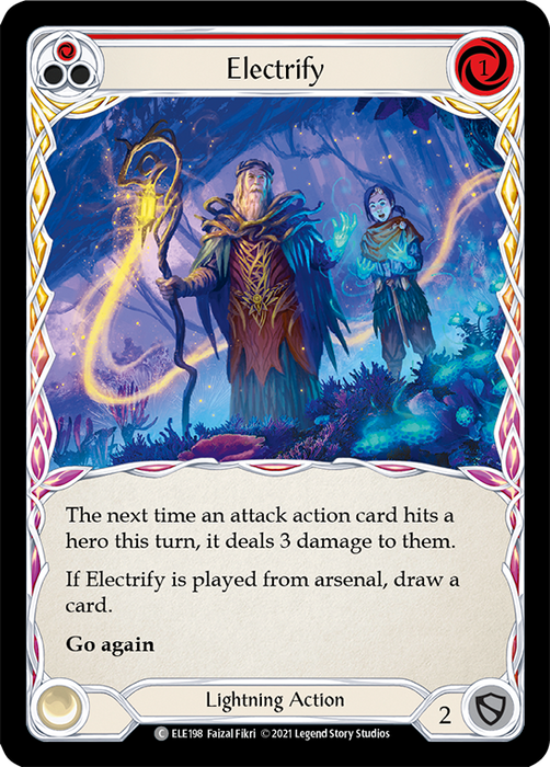 Electrify (Red) - Rainbow Foil - 1st Edition