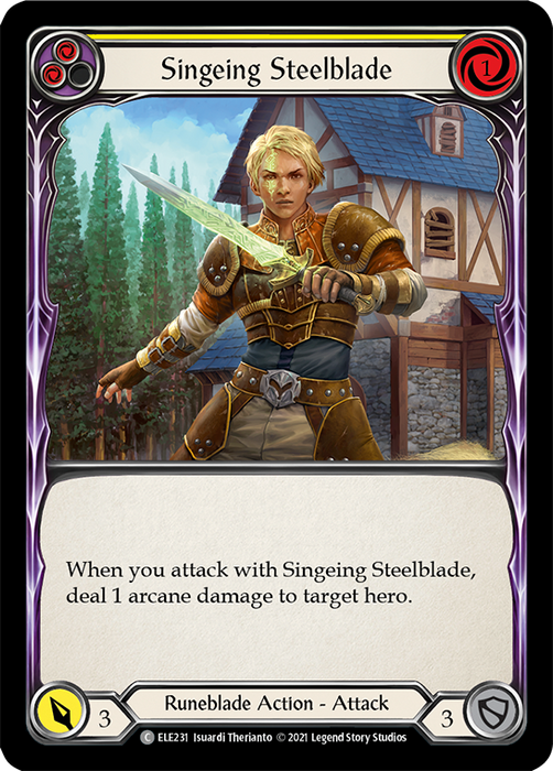 Singeing Steelblade (Yellow) - 1st Edition