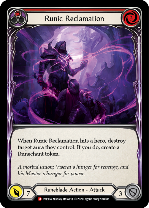 Runic Reclamation - Rainbow Foil - 1st Edition