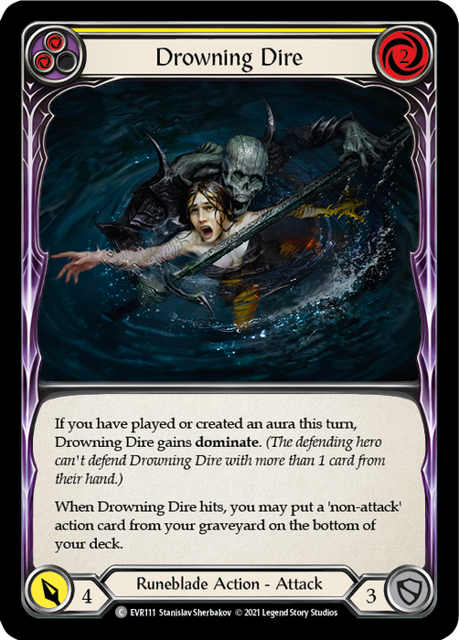 Drowning Dire (Yellow) - 1st Edition