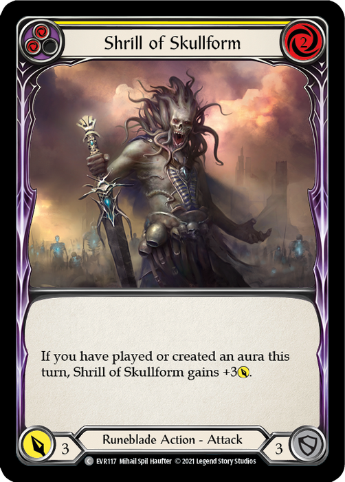 Shrill of Skullform (Yellow) - 1st Edition