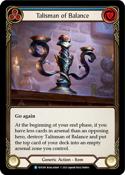 Talisman of Balance (Blue) - Cold Foil - 1st Edition