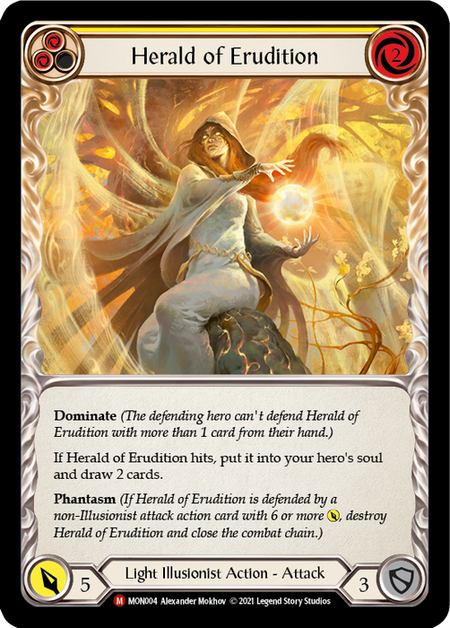 Herald of Erudition - Rainbow Foil - Unlimited Edition