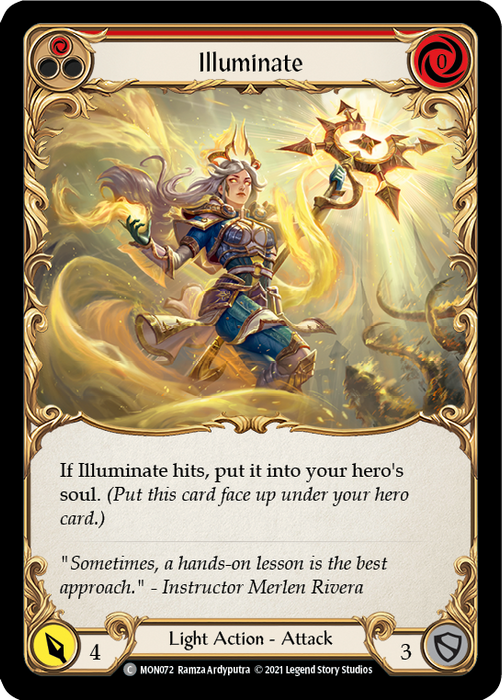 Illuminate (Red) - Rainbow Foil - 1st Edition