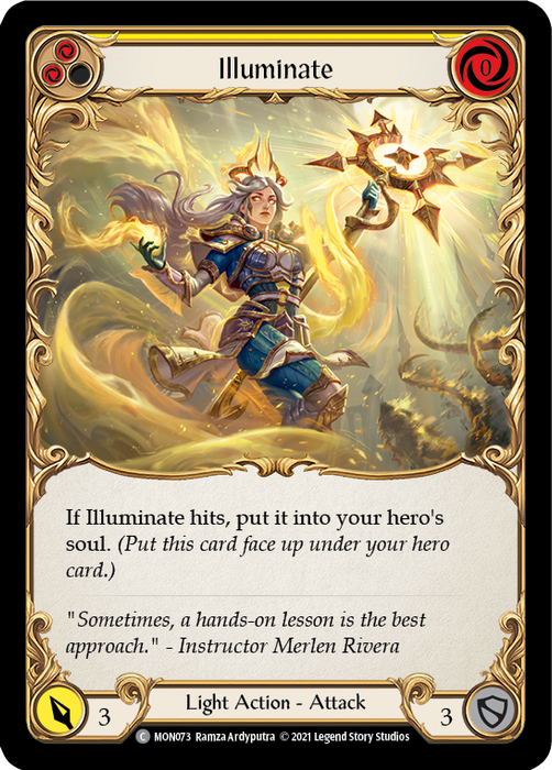 Illuminate (Yellow) - Rainbow Foil - Unlimited Edition