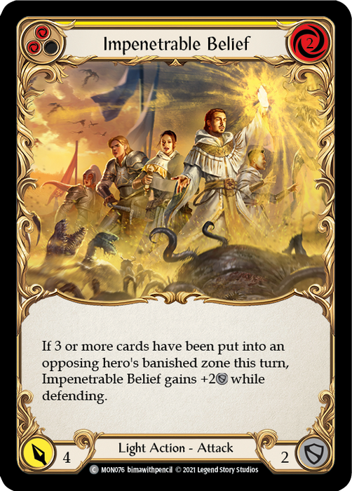 Impenetrable Belief (Yellow) - Unlimited Edition