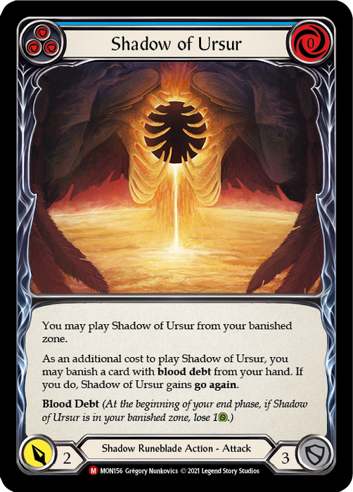 Shadow of Ursur - Rainbow Foil - 1st Edition