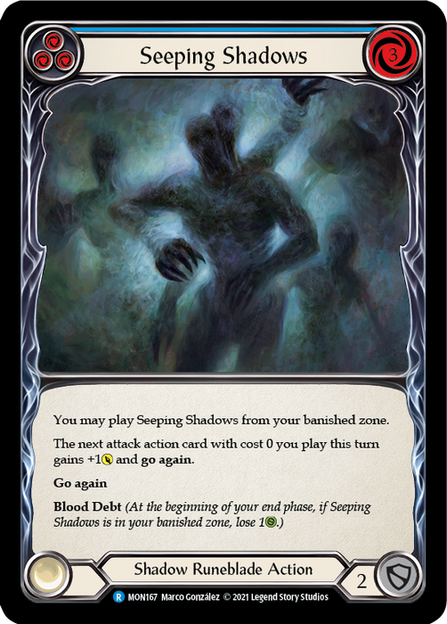 Seeping Shadows (Blue) - Unlimited Edition