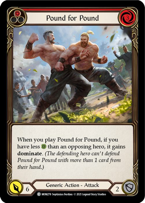 Pound for Pound (Red) - Rainbow Foil - Unlimited Edition