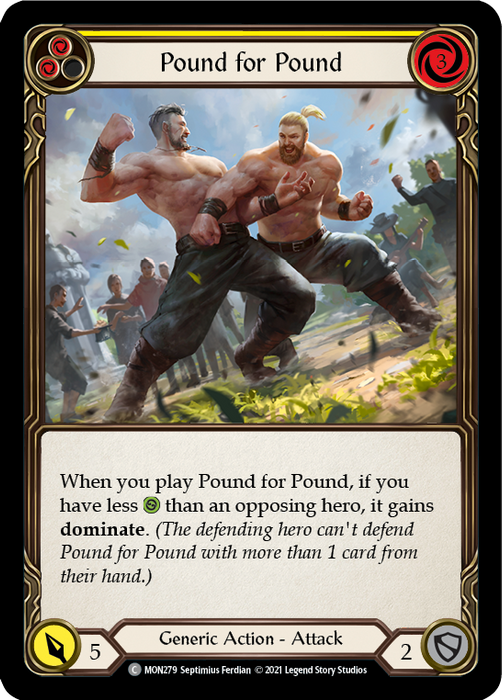 Pound for Pound (Yellow) - 1st Edition