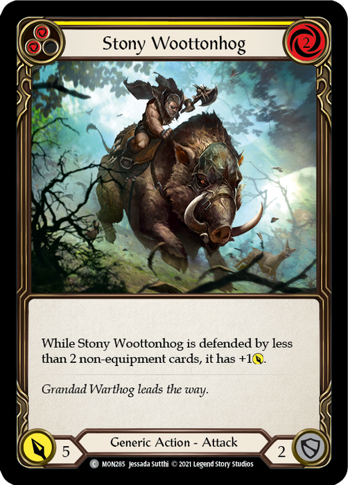 Stony Woottonhog (Yellow) - 1st Edition