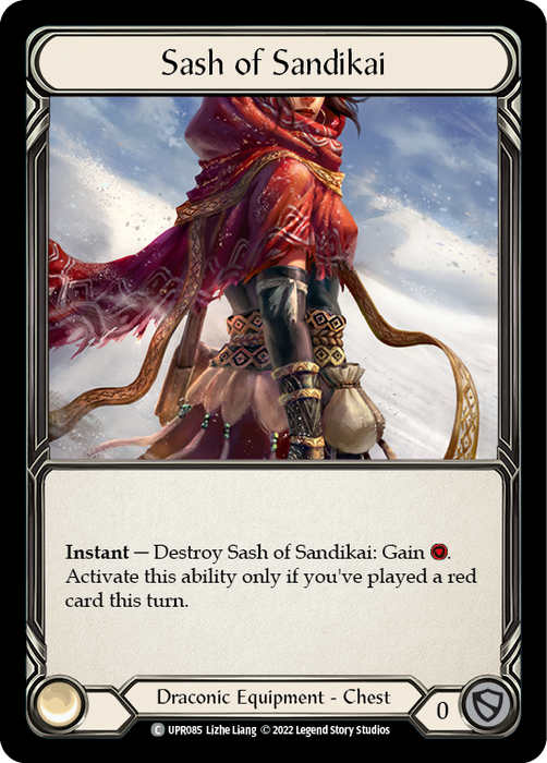 Sash of Sandikai - Cold Foil