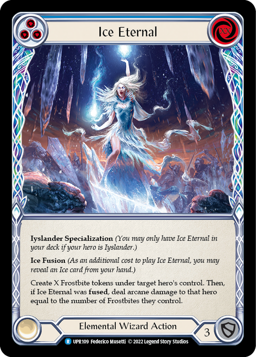 Ice Eternal (Blue) - Rainbow Foil