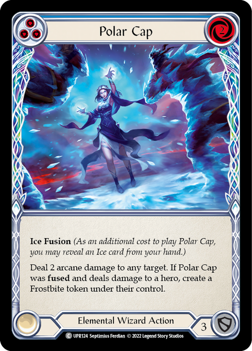 Polar Cap (Blue) - Rainbow Foil