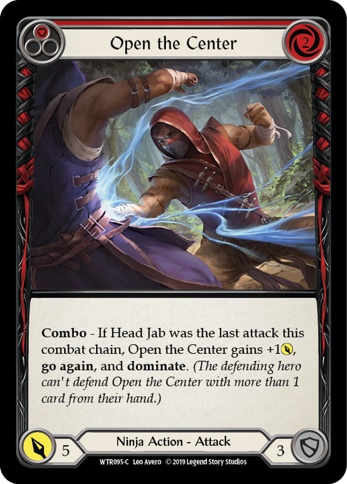 Open the Center (Red) - Rainbow Foil - 1st Edition