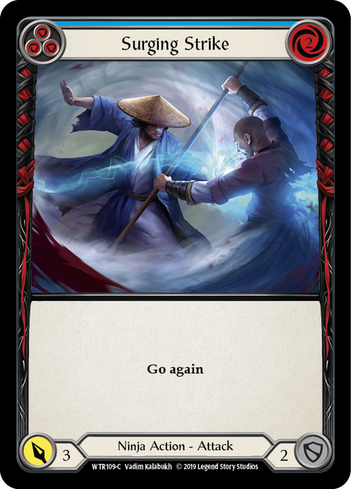 Surging Strike (Blue) - 1st Edition