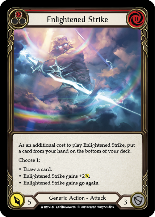 Enlightened Strike - Rainbow Foil - Unlimited Edition