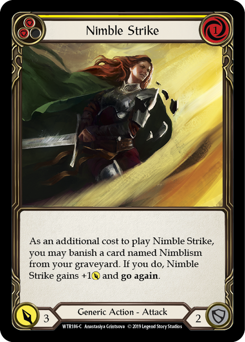 Nimble Strike (Yellow) - Rainbow Foil - Unlimited Edition