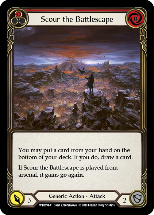 Scour the Battlescape (Red) - 1st Edition