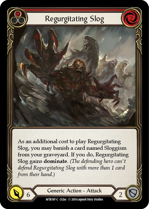 Regurgitating Slog (Red) - Rainbow Foil - 1st Edition