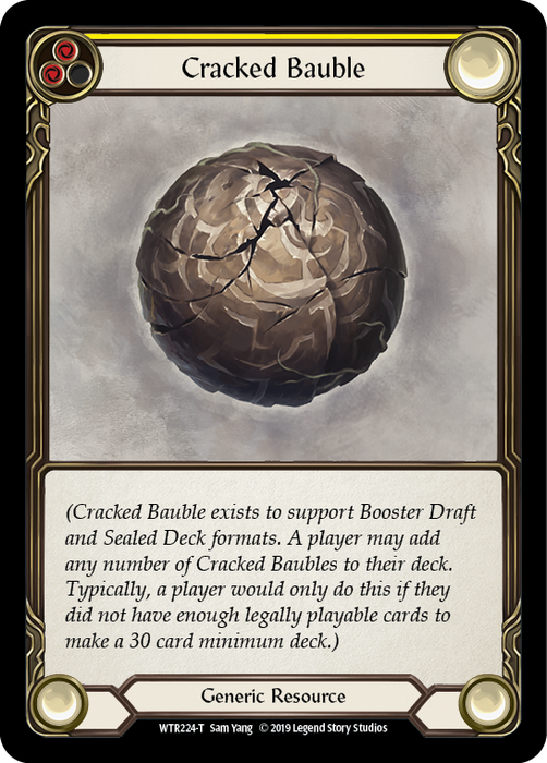 Cracked Bauble - Rainbow Foil - 1st Edition