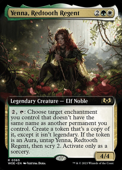 Yenna, Redtooth Regent - Extended Art- Legendary