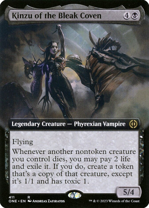 Kinzu of the Bleak Coven - Legendary- Extended Art (Foil)